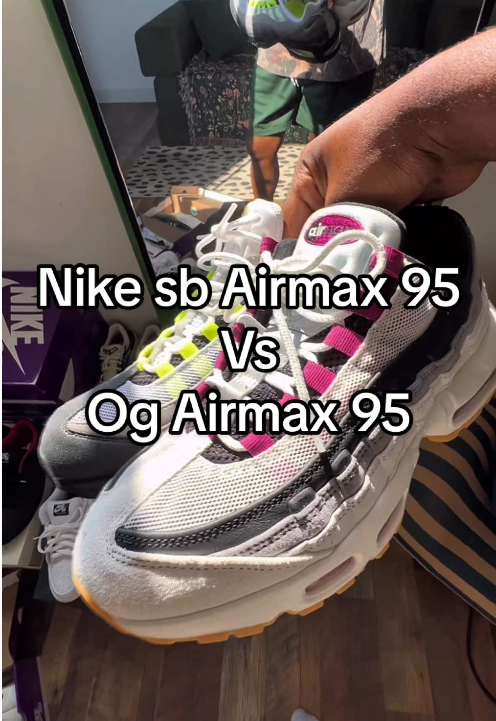 What shoe is better, Nike SB Airmax 95 or the original Nike Airmax 95s? #airmax95 #nikesb 