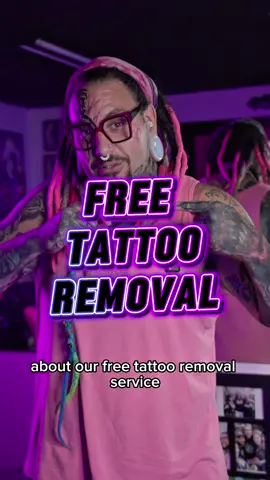 Free Tattoo Removal @Rad Ink Tattoo & Body Piercing tell all your friends  #foryoupage #fyp #inkmaster #tattoo #florida
