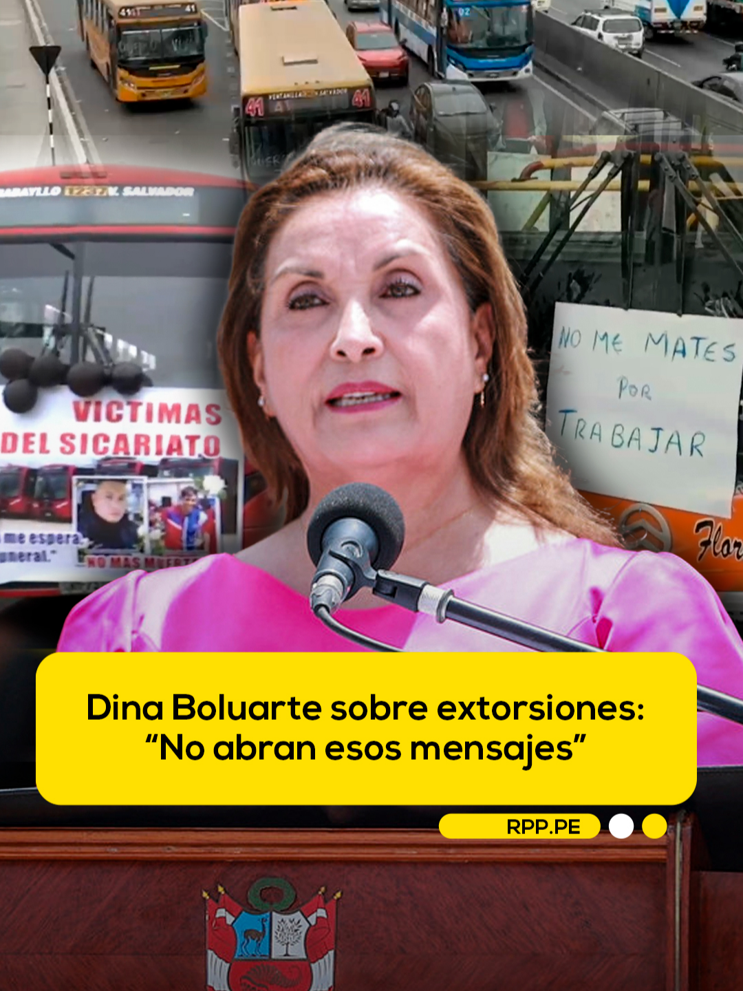 🔴 La presidenta Dina Boluarte se pronunció sobre el paro convocado por transportistas tras los asesinatos de choferes a manos de extorsionadores. Hizo un llamado a la reflexión a los trabajadores del sector y afirmó que un paro 