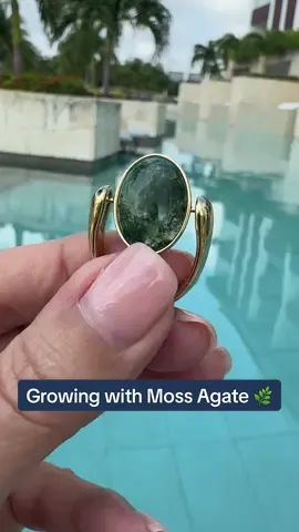 Moss Agate reminds you that growth doesn’t have to feel rushed. Let yourself slow down and find peace in the progress 🌿 #mossagate #crystaloftheday #dailycrystalseries #healingcrystals 