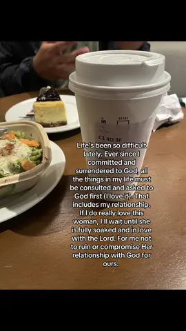 Written in the book of 1 Corinthians, it states that love is patient. So God is allowing me to be patient. And while i’m at it, i’ll do my part to be closer to God more than ever. For I can’t love another person unless I’m not in love with God. And be a man like Him home He can trust with His daughter. #christiantiktok #Goddid #fyp 