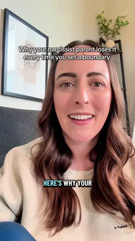 Why narcissistic parents explode when you set a boundary➡️ They don’t see you as a separate person. They think they own you. But boundaries = healing. Follow for insights every cycle breaker needs from a therapist who’s lived it too.  #boundaries #narcissisticabuse #narcissisticparent #narcissisticabuserecovery #toxicparent 