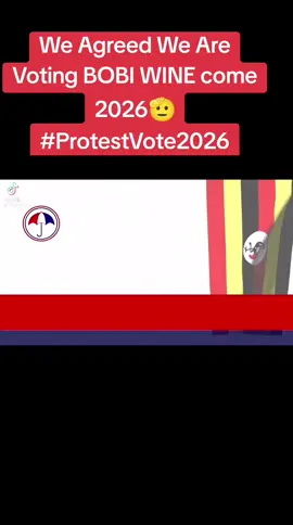 We Agreed We Are Voting BOBI WINE come 2026🫡 #ProtestVote2026 #PeoplePowerOurPower #NationalUnityPlatform 