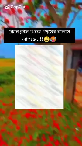কোন ক্লাস থেকে গো তুমার 💝🤔