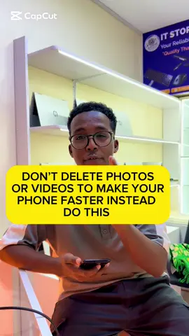 Don’t delete photos or videos  to make your phone faster.instead do this to make your phone faster.#fypシ゚ #techknowledge #kenyantiktok🇰🇪 #fyppppppppppppppppppppppp #laptops 