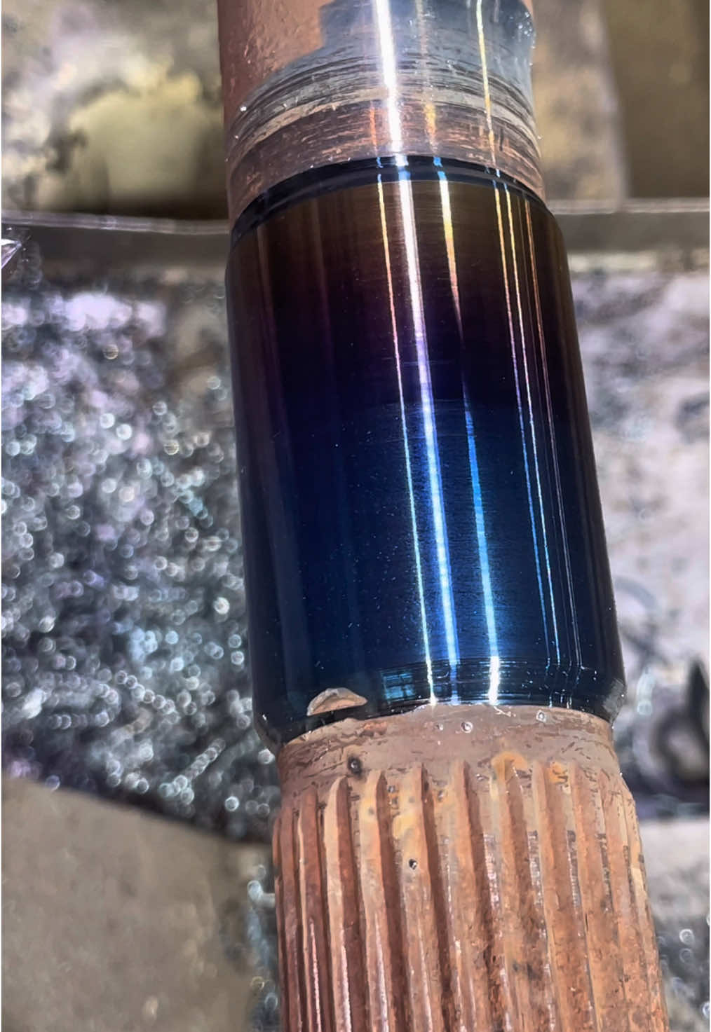 😳😳#metal #machine #machining #cnc #cncmachine #cncmachining #welding #repair 