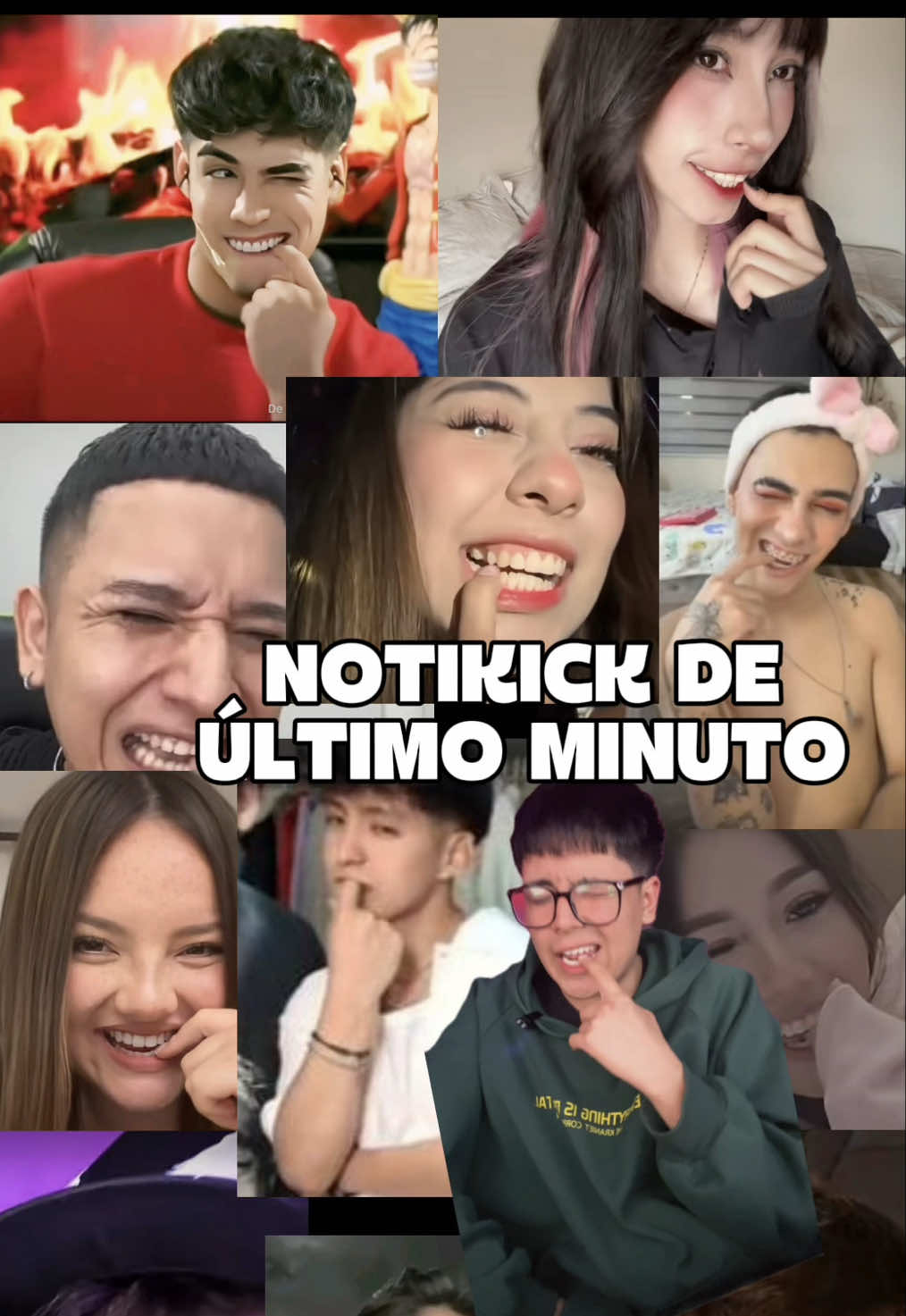 Por qué todos se muerden el dedo? 😨 . . . . . . . . . .  #zully #kickperu #glogloking #diealis #matt 