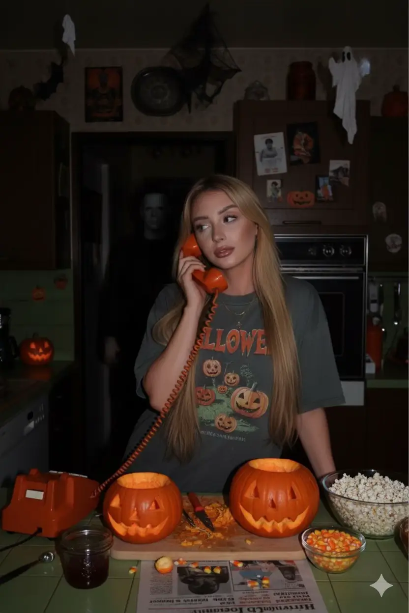 Having too much fun creating these AI pictures on @googlegemini 😈👻🎃 the Halloween 70s inspired are properly my favorite! #fy #geminiai #spookyseason #geminiprompt #trend