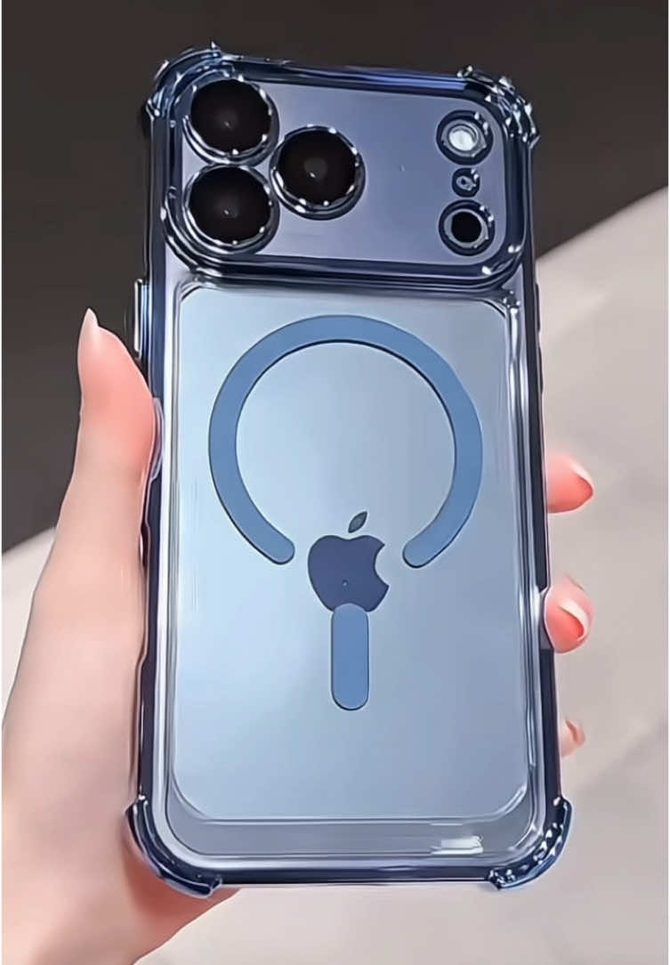 Wow 💜 look at this Shockproof Airbag Corner MagSafe Phone Case new iPhone 17 pro max !!#foryoupage #fyp #iphone17promaxdeepblue #iphone17promax #iphonecase #iphonecase #iphone17pro #magsafecaseforiphone #chinafactory #forupage #magsafecase #nagsafecaseforiphone17 