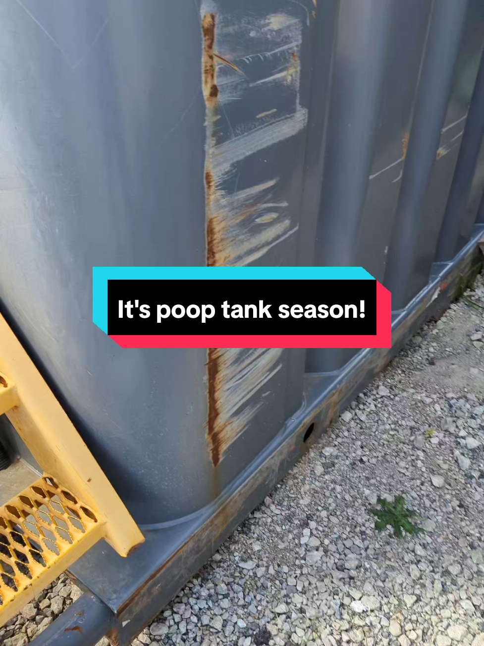 It's poop tank season! #funny #viral #poop #comedy #fyp 