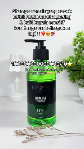 Rekomendasi shampo non sls yg super gentle buat rambut rontok🍃😍💯🫶🏻#shampo #shampokelaya #kelaya #kelayashampoo #shampononsls 