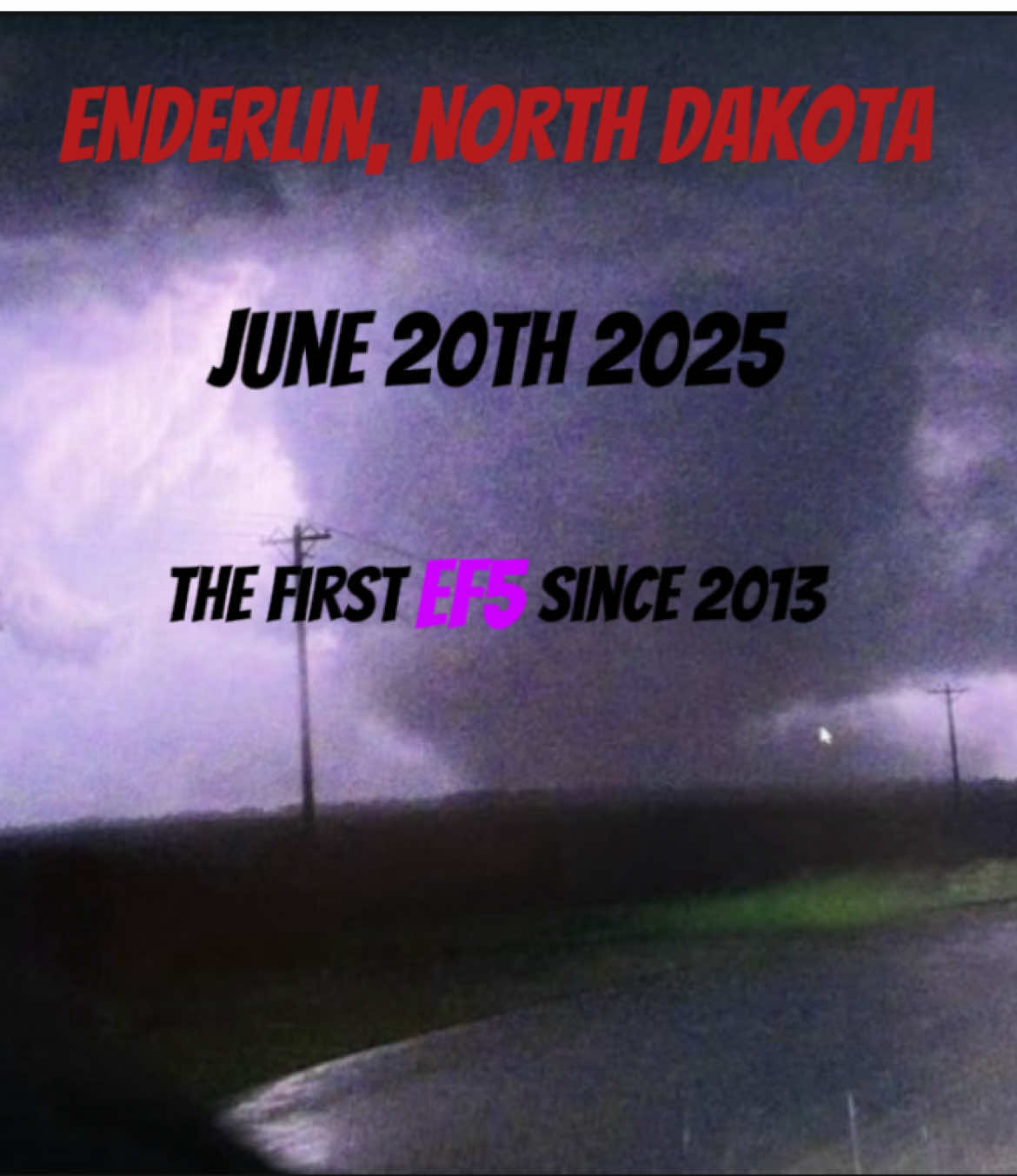 2025 did it after all! The unfortunate end to the EF5 drought has come to a close since 2013 as the NWS surveys have been complete after close examination. 3 lives were lost on this night. may they rest in peace.🙏  #tornado #severeweather #EF5 #fyp #foryoupage 