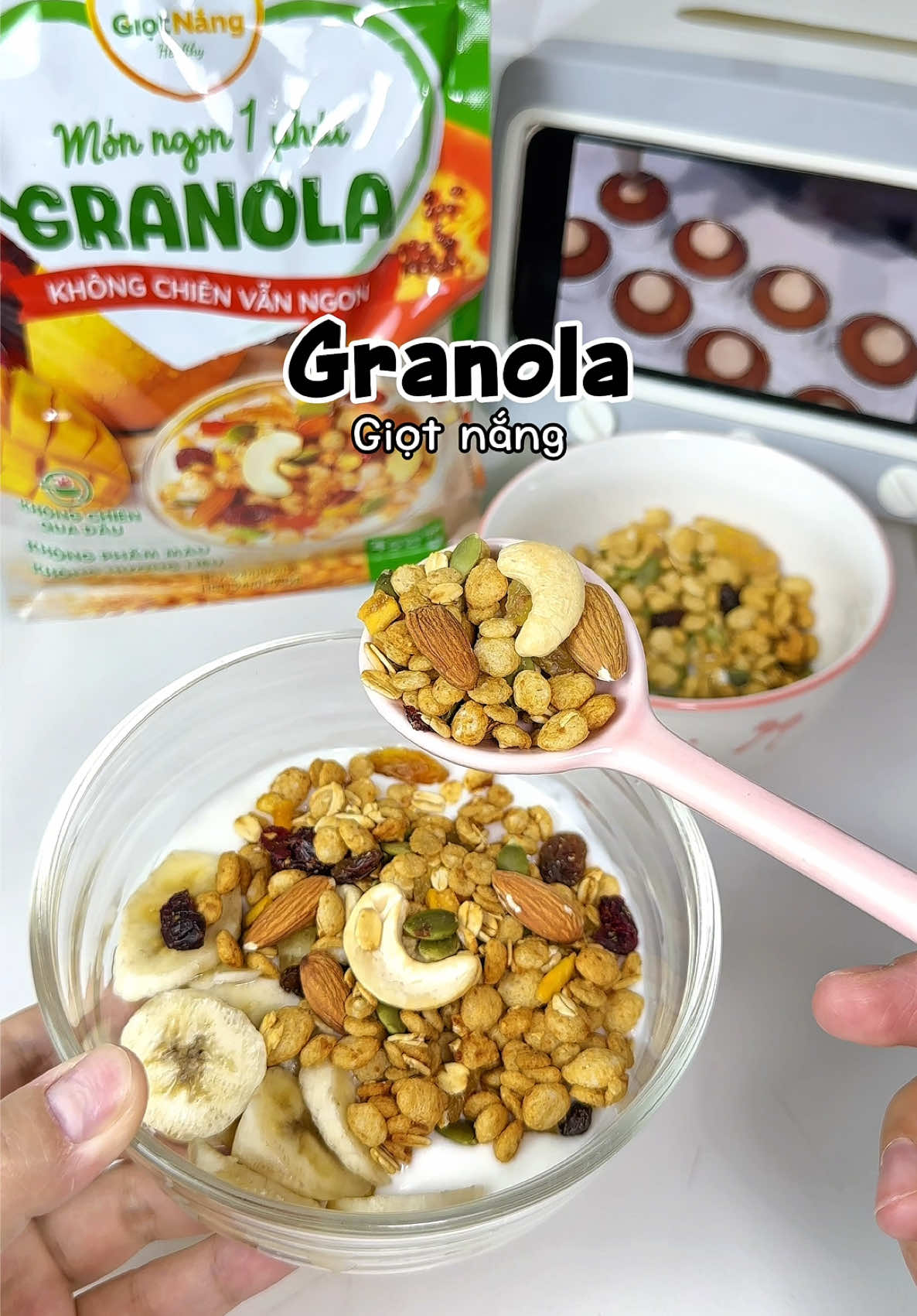 Granola Mới Ngon Và Lành 😋 #riviucunghuong #granola #unboxing #reviewanngon #giotnang 