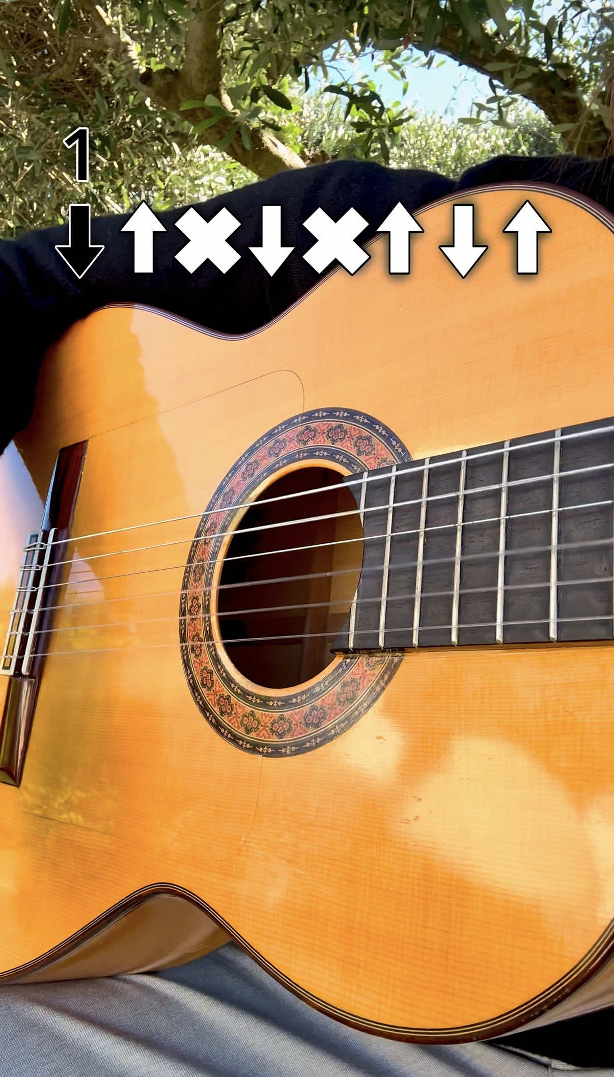 How to play « Paso Doble » Easy level for beginner Spirit flamenco natural acoustic guitar strumming pattern tutorial @Kaouflow  #guitarplayer #guitar #tutorials #guitarra #guitartok 