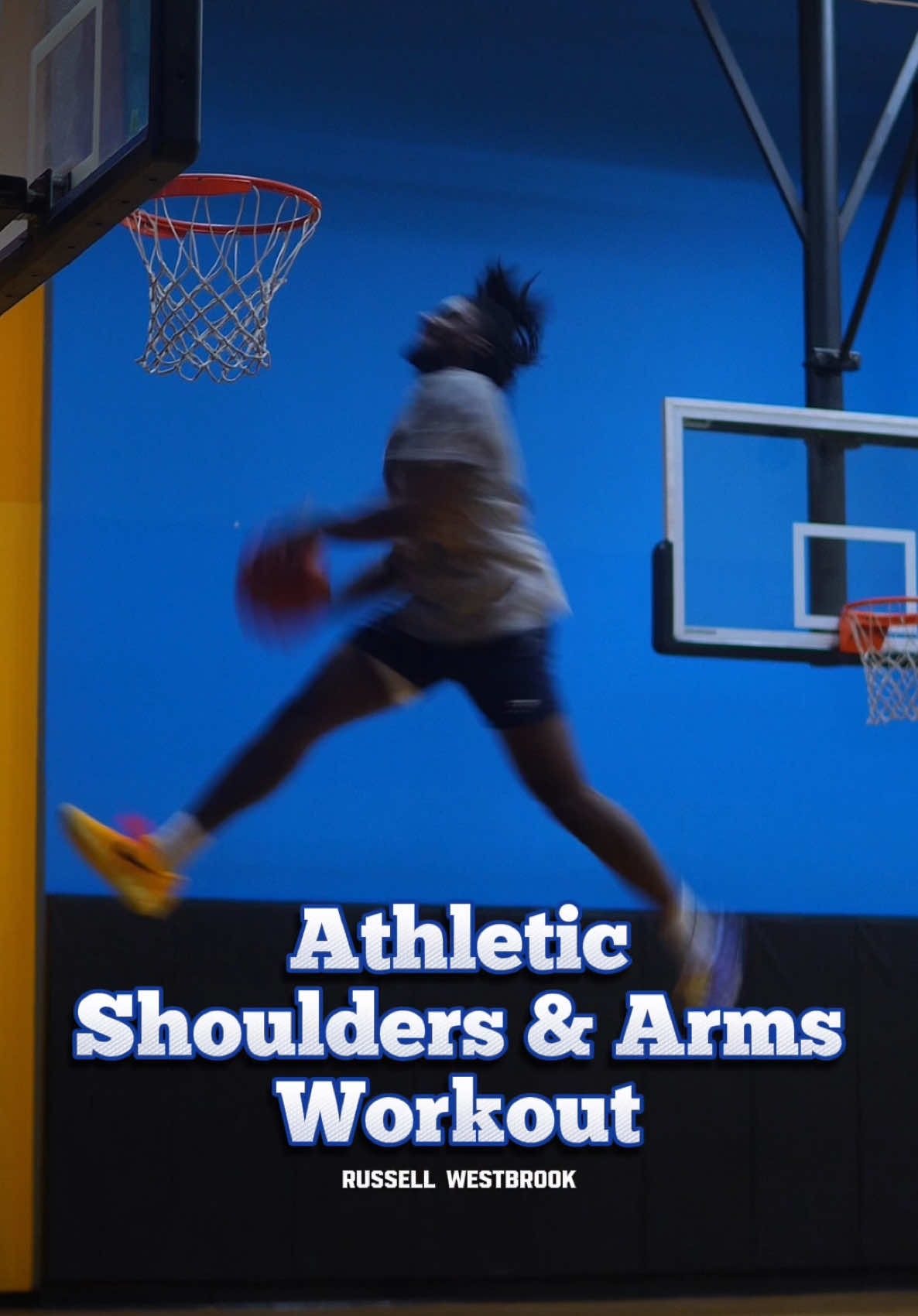 Athletic Shoulders & Arms + Plyos Inspired by Russell Westbrook 🏀 #basketball #gym #viral 