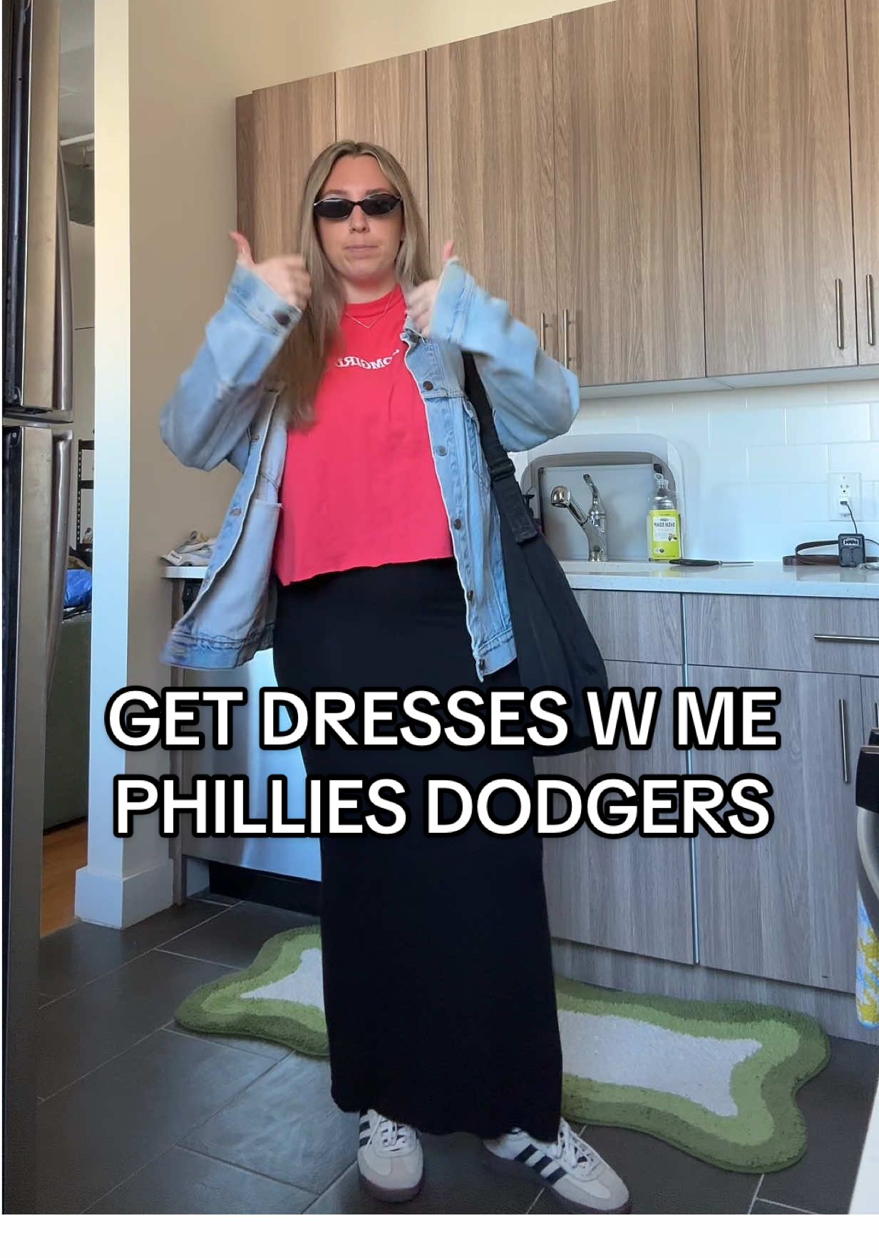 PHILLIES DODGERS HERE WE COME DOES IT LOOK LIKE I FIT IN #dodgers #phillies #MLB #baseball #playoffs 
