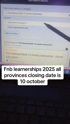 Fnb learnerships 2025 all provinces closing date is 10 october Fnb learnership 2025 #fnb #learnerships #learning #fyppppppppppppppppppppppp #work 
