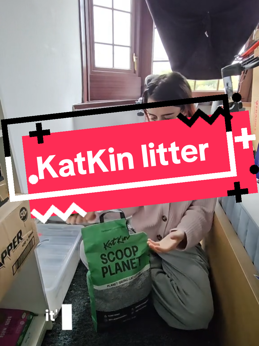 It's just not for me🥲  #katkin #litter #cat 