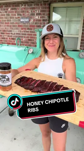 RIBS @Ope We’re Smokin’ BBQ Honey Chipotle 🤌🏻#fy #fyp #fypシ #fypp #viral 