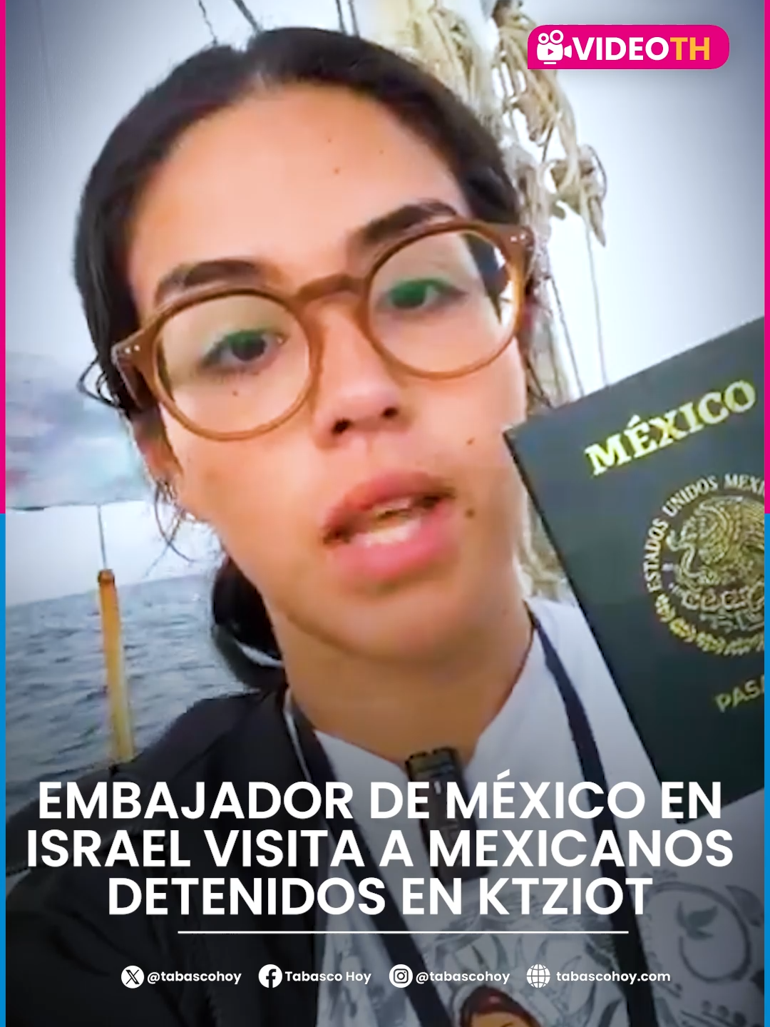 #VideoTH📹 | El embajador de México en Israel visitó a los connacionales detenidos en el centro de Ktziot y gestionó atención médica para ellos. La Cancillería informó que avanza su repatriación y reiteró su compromiso con la protección de los derechos humanos de los mexicanos en el extranjero. tabascohoy.com #tabascohoy #enterate #noticias