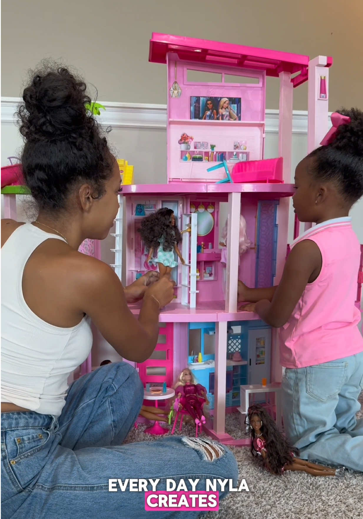 ✨ In Nyla’s world and with @barbie, imagination has no limits. From the Barbie Dreamhouse to the Dream Pool, every doll inspires her to be herself and whoever she dreams of. 💖 #ad