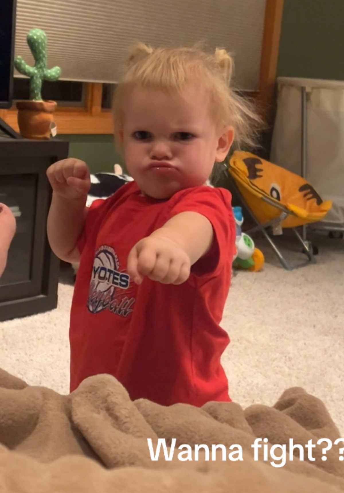 Tell me you’ve got a big brother without telling me… #wannafight 
