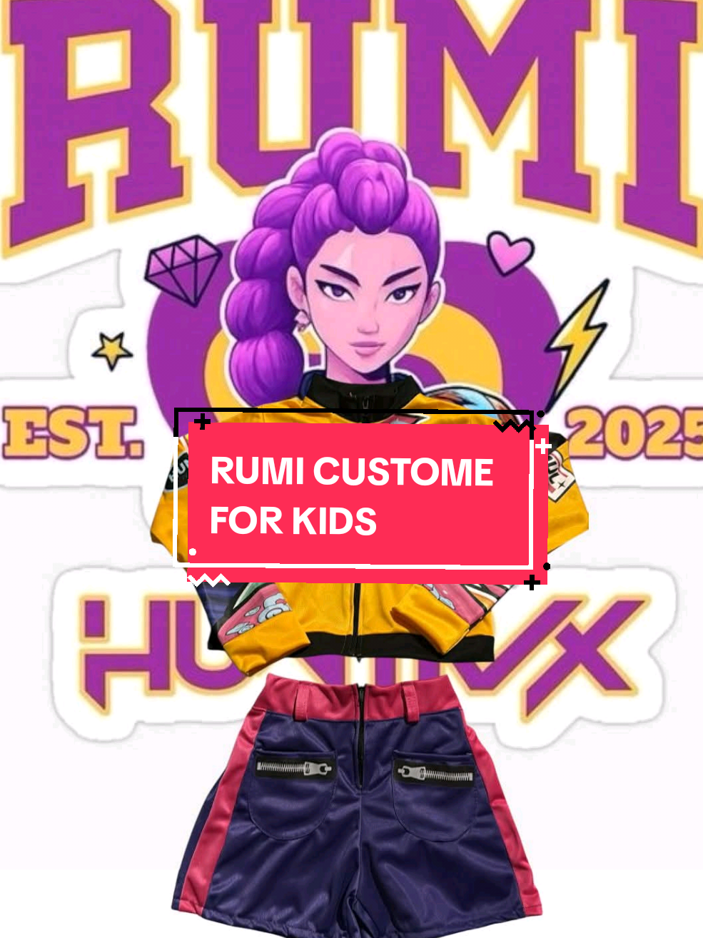 RUMI TERNO JACKET KPOP DEMON HUNTER CUSTOME FOR KIDS VARSITY JACKET SUPER GANDA ANG QUALITY.  #tiktoklive #livehighlights  #kpopdemonhunter #rumicustomeforkids  #rumicustome 