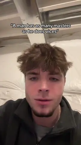 If you want to be free, let go of your vices!