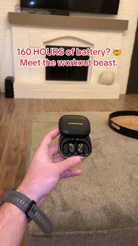 The WestDeer Monster AC520 Earbuds are built to last! With a zero-gravity titanium ear hook for a perfect fit, IPX5 waterproof rating, and a massive 160 hours of total playtime. Your new workout partner is here! 💪 #WestDeerEarbuds #WorkoutHeadphones #LongBatteryLife #tiktokshopfalldealsforyou #WirelessEarbuds  