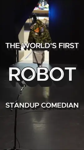 He just did his debut last week at OPEK Leuven. #robot #standup #comedy #humor #foryou