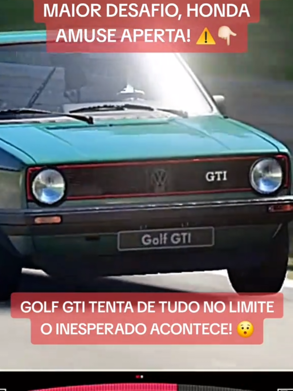 GOLF GTI TURBO TENTA SUPERAR HONDA AMUSE A TODO CUSTO, PILOTO DO AMUSE FECHA E APERTA TENTA INTIMIDAR GOLF QUE EM MANOBRA INCRÍVEL TENTA ULTRAPASSAR, SERÁ QUE DEU? #golf #golfgti #honda  #amuse #gaming 
