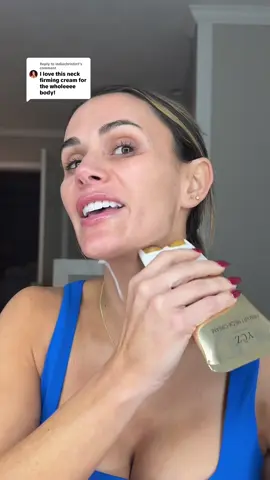 Replying to @indiachristin1 Basically Aging Backwards! You convinced me— gonna start using it all over! 😍 #neckcream #eyecream #darkcircles #turkeyneck 