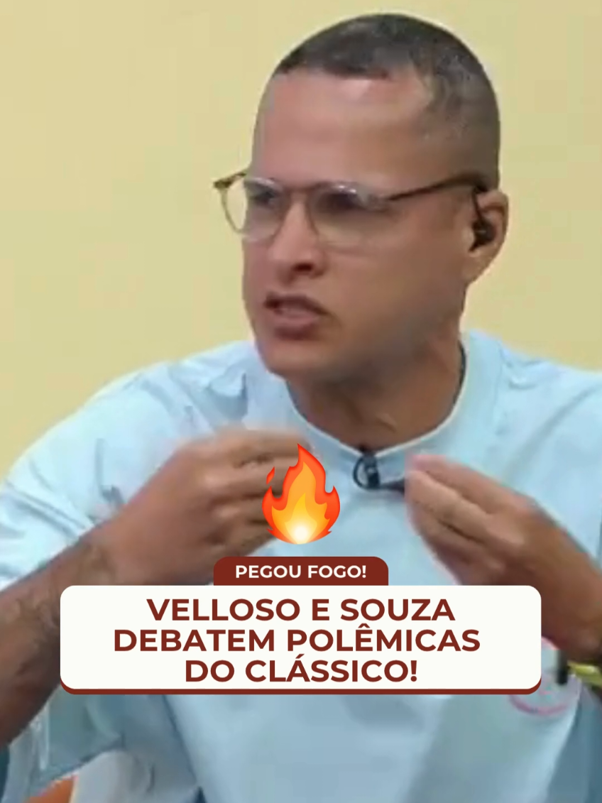 ESSE DEBATE PEGOU FOGO, GAROTINHO! 😱🔥 #Velloso e Souza esquentaram o clima no #OsDonosDaBola7K ao analisarem os lances polêmicos do clássico entre #SãoPaulo e #Palmeiras! Confere aí!  #EsporteNaBand