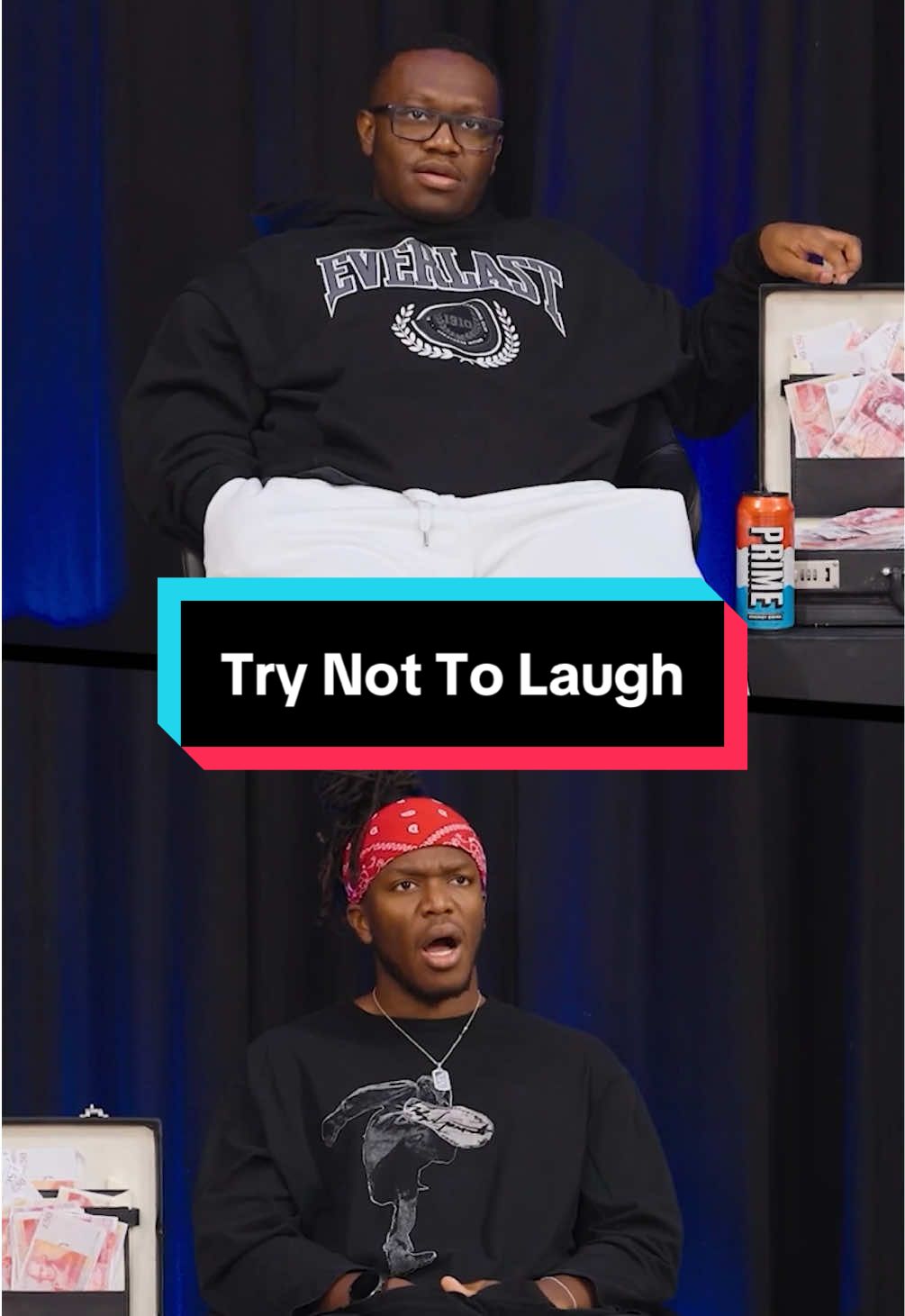 Try Not To Laugh w/ @KSI and @Deji  Full video on YouTube #ksi #deji #trynottolaugh 