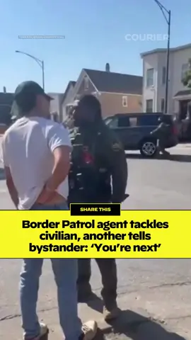 A disturbing video of Trump's border patrol tackle a civilian on Chicago’s Kedzie Ave has emerged.