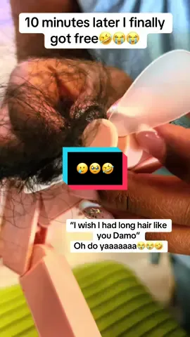 Was this close 🤏🏽 to cutting off that lil end 🤣🤣 s/o to my aunty. #natural #hair #fan #jet2holidays 