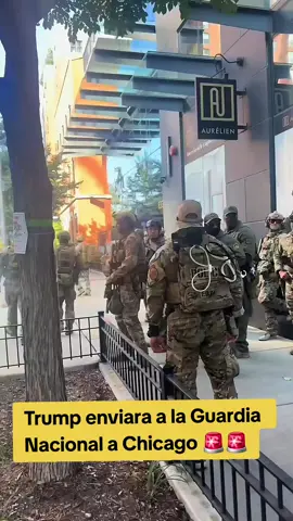 Trump enviara a la guardia nacional a Chicago #CapCut 