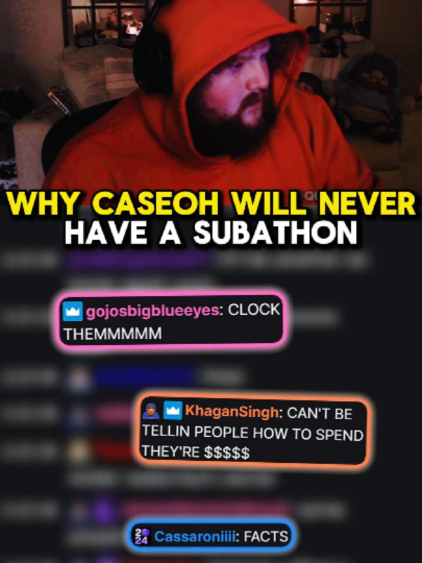 Caseoh defends those that don't sub to his channel. #caseoh #caseohclips #caseohfunnymoments #caseohfunnyclips #subathon #caseohgames #streamers