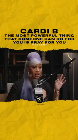 @iamcardib The most powerful thing that someone can do for you is pray for you. Do you pray for the ppl you love? #cardib 🎥 @jayshettypodcast