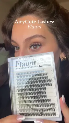 Airycute Flaunt lashes aka “flora” are by far my most complimented lashes😍🥰 #airycutelashes #lashclusters #lashclustersathome #diylashesathome #lashesathome 