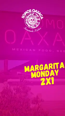Start your week the right way… with a Margarita in hand! 💚 Because Mondays taste better at Somos Oaxaca ✨ 2x1 Margaritas · 5–8 PM 📍3224 Venice Blvd., Los Angeles, CA #MargaritaMonday #SomosOaxaca #EchoEnOaxaca 