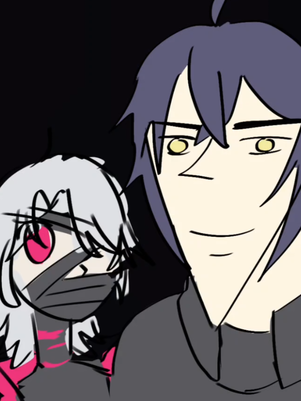 who fw flins x rerir pls #fanart #animation #rerir #flins #genshin 