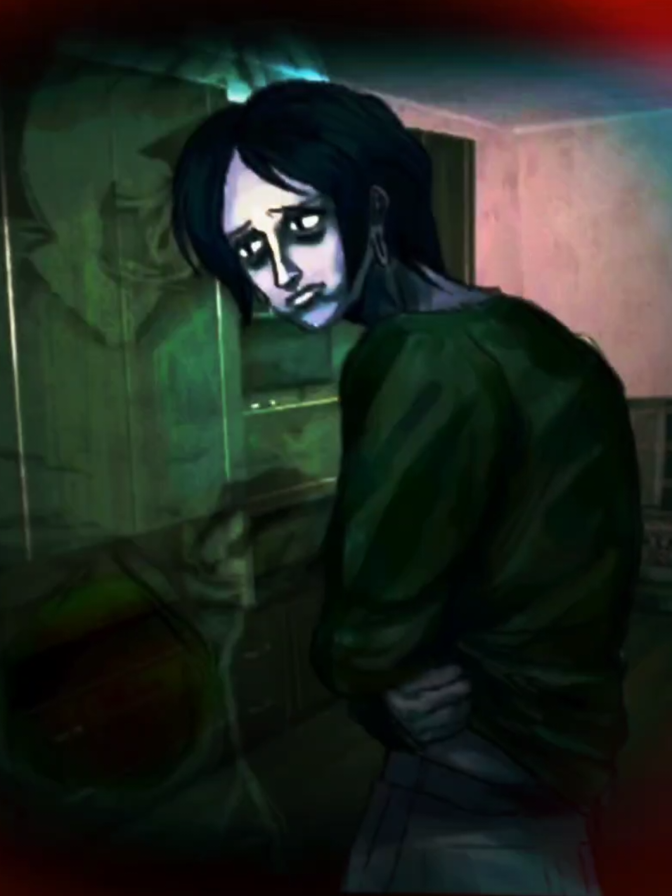 i really like him ^_^  art by snow6erry3  #noimnotahuman #ninah #coatguy #coatguyedit #noimnotahumanedit 