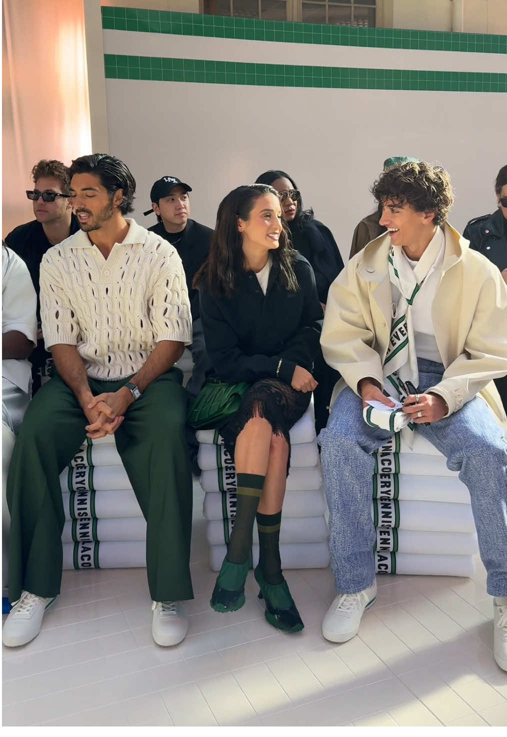 Blink and you’ll miss someone iconic. #LacosteSS26 #fashionShow #Lacoste #TikTokFashion #fashiontiktok  