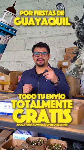 🎉 Promoción por las Fiestas de Guayaquil 🎉 ¡La Perla del Pacífico está de fiesta y en Súper Pernos también celebramos! 🌊💙 🗓️ Hasta el 18 de octubre 👉 En compras superiores a $100 recibe un beneficio especial en tu pedido. Encuentra todo lo que tu negocio necesita: 🔩 Pernos y tuercas flange 🚗 Tuercas de rueda 🛢️ Tapones de cárter 📦 Vinchas plásticas y metálicas Haz tu compra directamente en nuestra página web 🌐 👉 www.superpernos.com No esperes más, ¡aprovecha esta promo y celebra con nosotros! 🎊