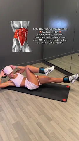 All you need to do is show up, let’s do this together! ✨ Available on The French Fit app → Link in bio 🔗 to sign up! #abs #coreworkout #abchallenge #Fitness #fyp 