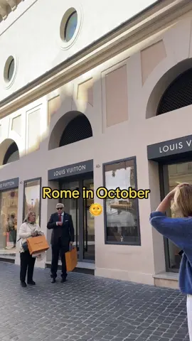 Rome in October #rome #italy #october #street #fyp 