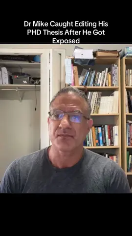 Dr Mike Gets Caught Editing His PHD Thesis After Getting Exposed  #fyp#gym#bodybuilding #drmike#workout