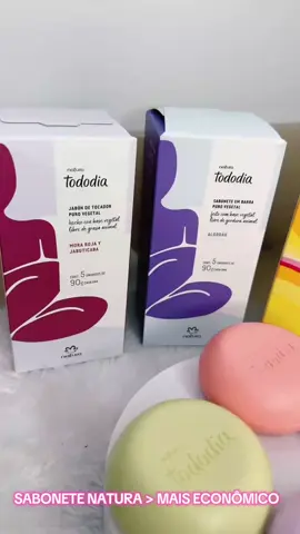 “Nem sempre o mais barato é o que vale a pena. 💧 Experimente sabonetes Natura e sinta a diferença! 🛒 Link na bio | Cupom: PRIMEIRACOMPRA” #CuidadoPessoal #NaturaBrasil #SaboneteNatura