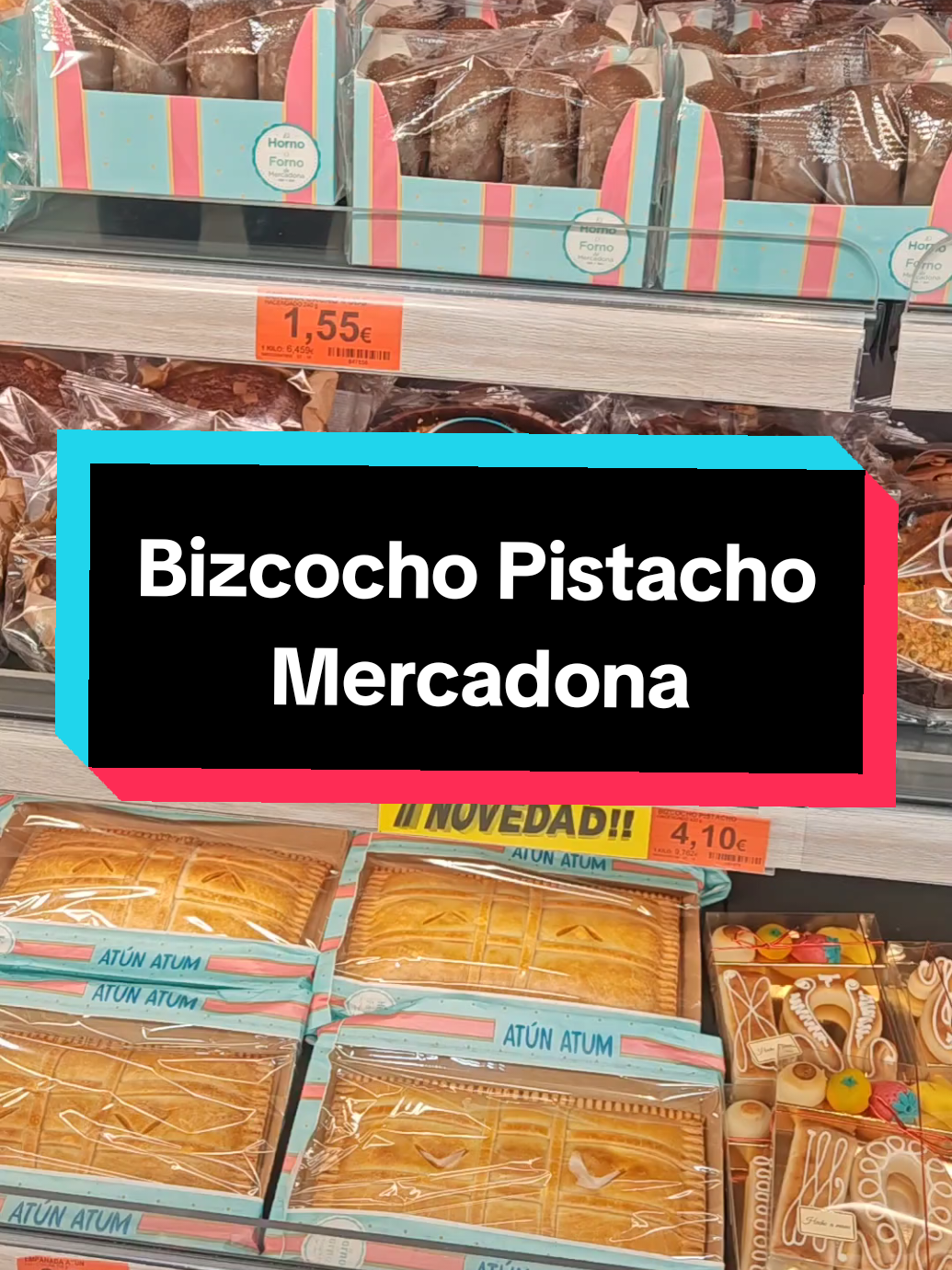Probando el nuevo bizcocho de pistacho de Mercadona #mercadona #novedades #novedadesmercadona #bizcocho #pistachio 